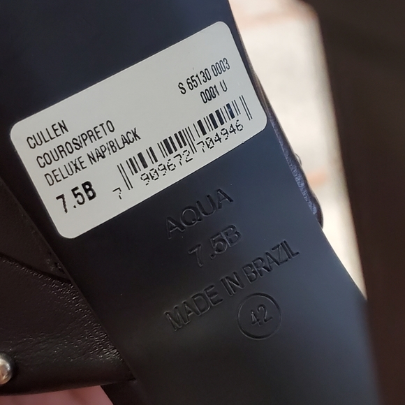 BNIB AQUA Cullen Platform Ankle Strap Studded Sandals - 7.5 - Picture 12 of 12